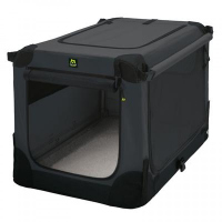 Maelson Soft Kennel faltbare Hundebox -anthrazit- XS 62 -...