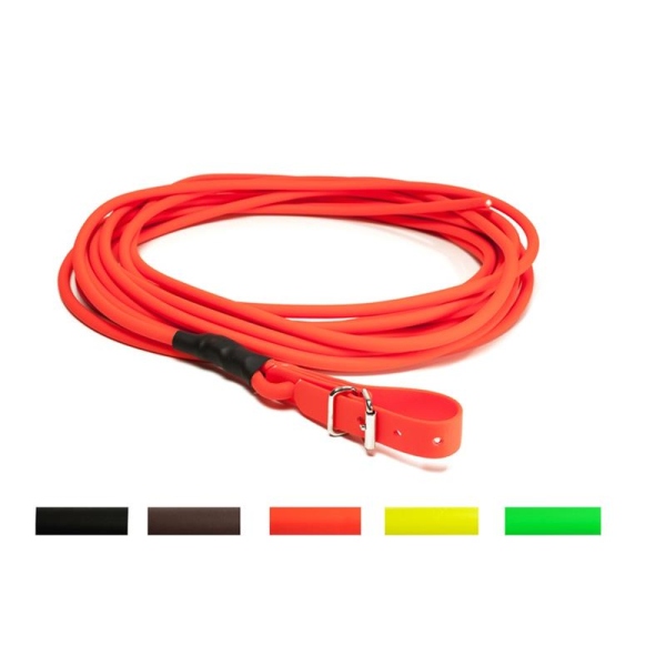 Mystique® Biothane Schweissleine rund 8mm braun 12m