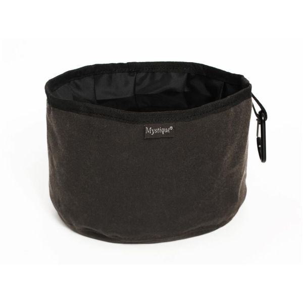 Mystique Reisetrinknapf Reisenapf mit Karabiner faltbar Faltnapf 2,0l waxed