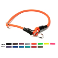 Mystique® Biothane Halsband rund mit Zugbegrenzung 8mm