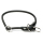 Mystique® Biothane Halsband rund mit Zugbegrenzung 8mm schwarz 45cm