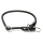 Mystique® Biothane Halsband rund mit Zugbegrenzung 8mm schwarz 55cm