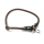 Mystique® Biothane Halsband rund mit Zugbegrenzung 8mm braun 45cm