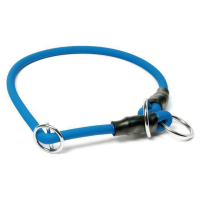 Mystique® Biothane Halsband rund mit Zugbegrenzung 8mm hellblau 50cm