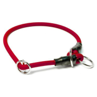 Mystique® Biothane Halsband rund mit Zugbegrenzung 8mm rot 40cm