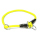 Mystique® Biothane Halsband rund mit Zugbegrenzung 8mm neon gelb 50cm