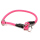 Mystique® Biothane Halsband rund mit Zugbegrenzung 8mm neon pink 35cm