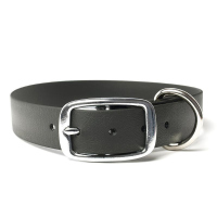 Mystique® Biothane Halsband Deluxe 19mm schwarz 40-48cm