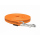 Mystique® Gummierte Schleppleine 15mm ohne Handschlaufe Standard Karabiner neon orange 5m