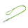 Mystique® Gummierte Umhängeleine Leine 15mm Standard Karabiner neon grün 2,5m