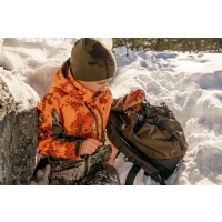 Pinewood 9924 Strickmütze Tree Kids wendbar orange/grün (542)