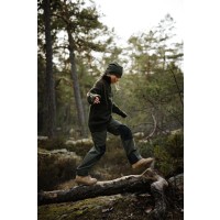 Pinewood 9985 Outdoorhose Lappland Kids Midgreen/Schwarz (138) 164