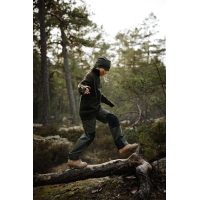 Pinewood 9985 Outdoorhose Lappland Kids Midgreen/Schwarz (138) 176