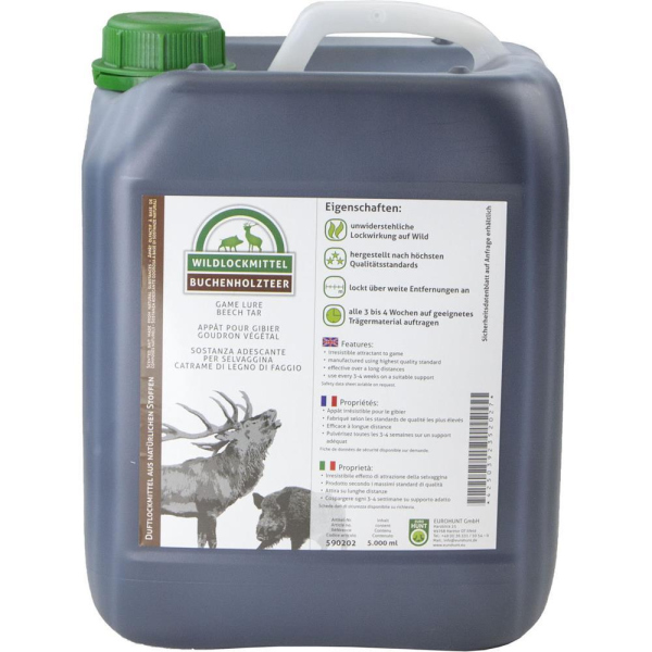 EUROHUNT Qualitäts- Buchenholzteer 5L