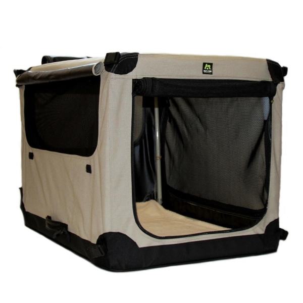 Maelson Soft Kennel faltbare Hundebox -beige- XS 62 - (62 x 42 x 41 cm)