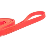 Mystique® Biothane Schleppleine 13mm vernäht mit HS Messing Scherenkarabinerhaken beta neon orange 20m