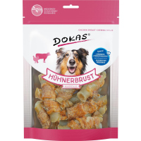 DOKAS - Hühnerbrust Kaurolle 1er Pack (1 x 250g)