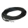 Mystique® Biothane Schleppleine rund 6mm Standard Karabiner schwarz 5m