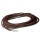 Mystique® Biothane Schleppleine rund 6mm Standard Karabiner braun 10m