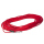 Mystique® Biothane Schleppleine rund 6mm Standard Karabiner rot 7,5m