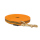 Mystique® Gummierte Schleppleine 15mm mit Handschlaufe Messing Karabiner neon orange 10m
