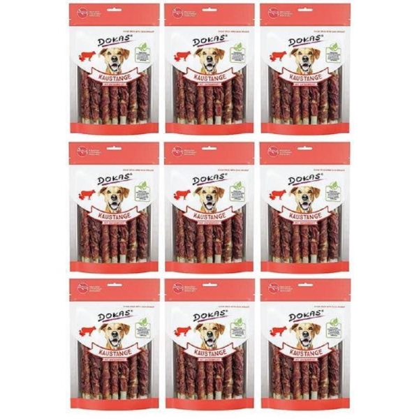 9-er Pack DOKAS - Kaustange mit Entenbrust, 200g NEU