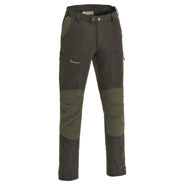 Pinewood 5985 Caribou Hunt Hose Wildlederbraun/Dunkeloliv...
