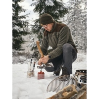 Pinewood 5067 Fleecejacke Prestwick Exclusive oliv meliert (702)