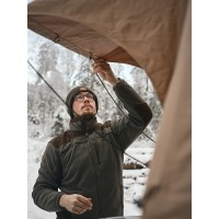 Pinewood 5067 Fleecejacke Prestwick Exclusive oliv meliert (702) M