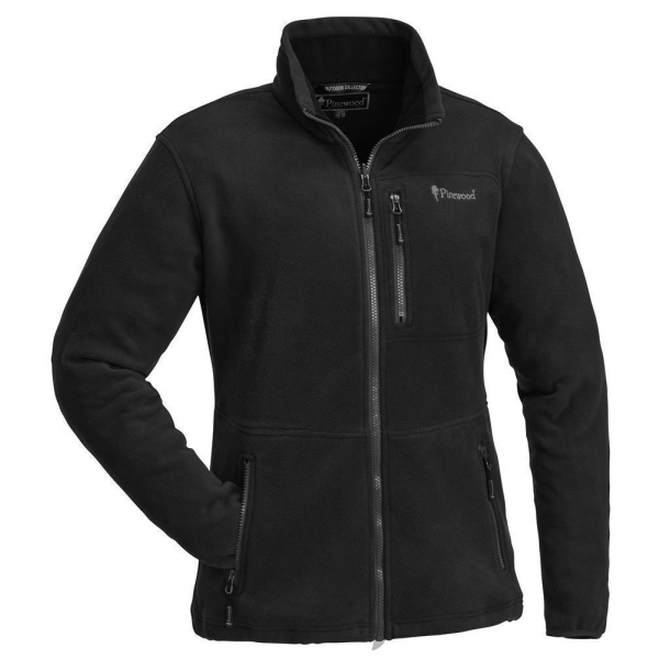 Pinewood 3065 Finnveden Damen Fleecejacke Schwarz (400) M