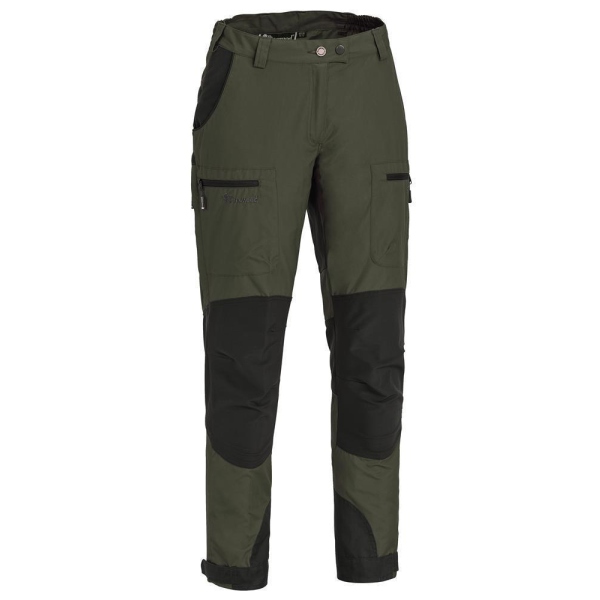 Pinewood 3085 Caribou TC Damen Hose Moosgrün/Schwarz (153)