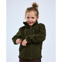 Pinewood 6065 Finnveden Fleecejacke Kids grün (100) 128