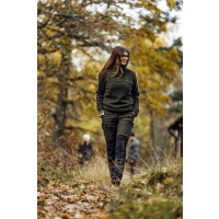 Pinewood 9349 Hurricane Damen Strickpullover dunkelgrün (142) S