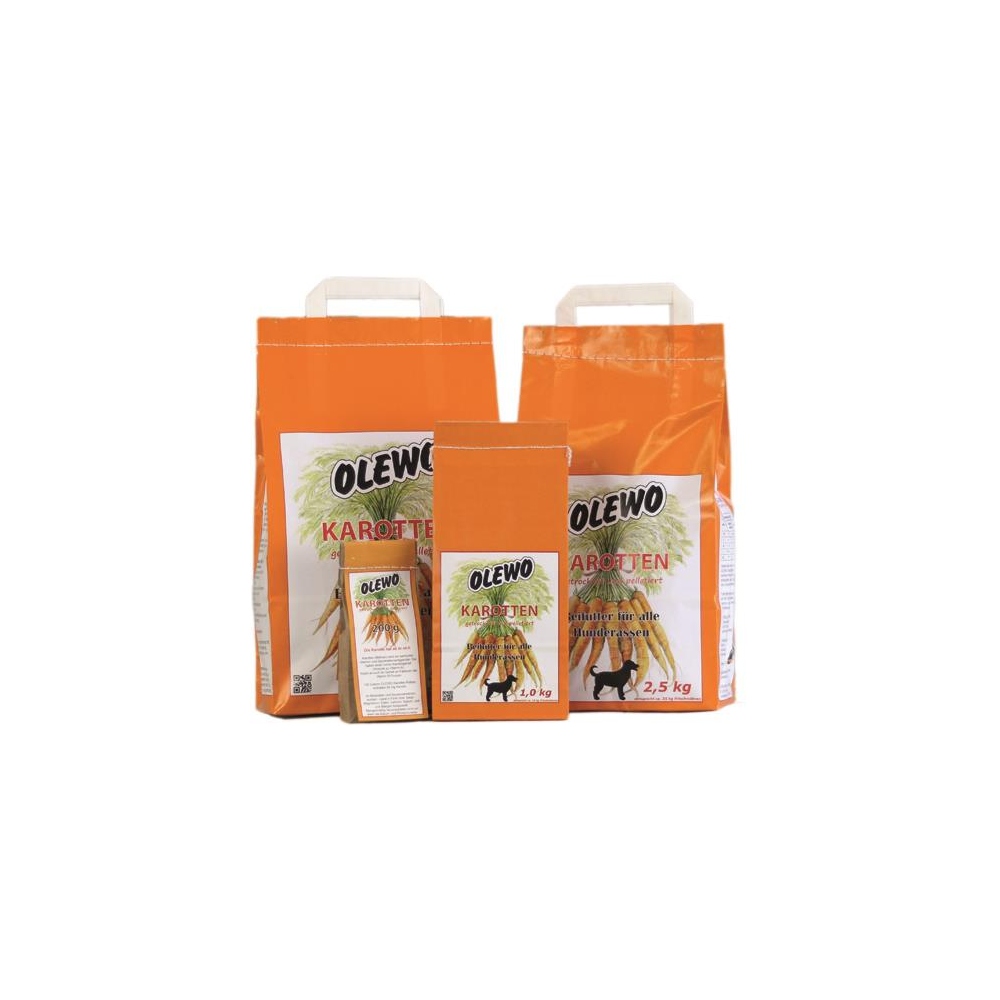 Olewo Karotten Pellets für Hunde 5kg, 25,45