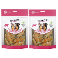 2-er Pack DOKAS - Hühnerbrust Kaurolle, 250g NEU