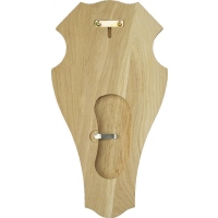 Hirschschild Eiche hell 1 29 x17cm