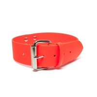 Mystique® BioThane® Schweißhalsband 38 mm Neon Orange