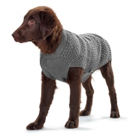 Hunter Hundepullover Strickpullover Malmö grau 45