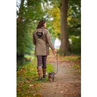 Baleno Mantel Snowfield Damen Khaki/Chocolate L