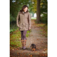 Baleno Mantel Snowfield Damen Khaki/Chocolate L