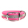 Mystique® Biothane Halsband Deluxe 25mm beta reflex 45-53cm reflex neon pink