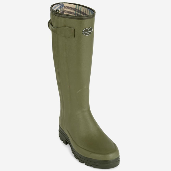 Le Chameau Chasseur Jersey Stiefel Grün