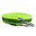 Mystique® Gummierte Schleppleine 20mm mit HS rostfreiem Scherenkarabinerhaken neon grün 5m