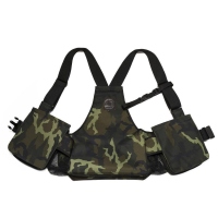 Mystique Dummyweste Trainer Kunstoffverschluss M camo