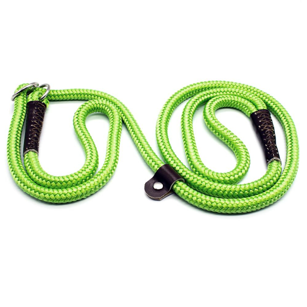 Oliver Kiraly Edition Retrieverleine mit Zugbegrenzung 130cm / 10mm lime green