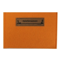 Hülle für Heimtierausweis sonnengelb