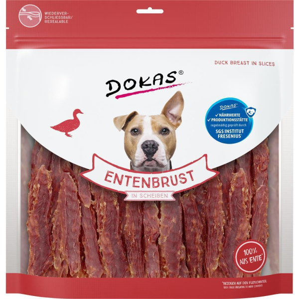 DOKAS - Entenbrust in Streifen 4er Pack (4 x 900g)