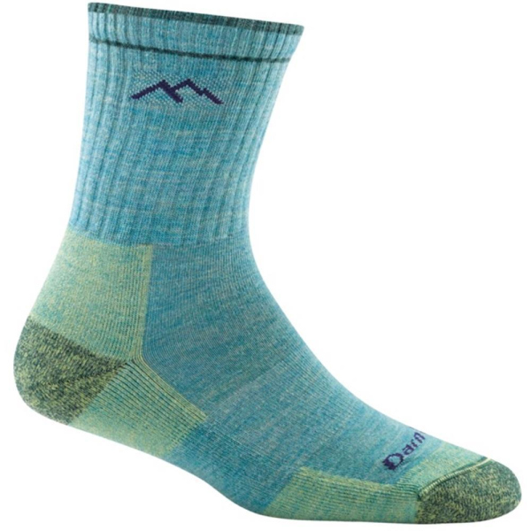 Darn Tough Hiker Micro Crew Cushion Socken - Aqua Heather