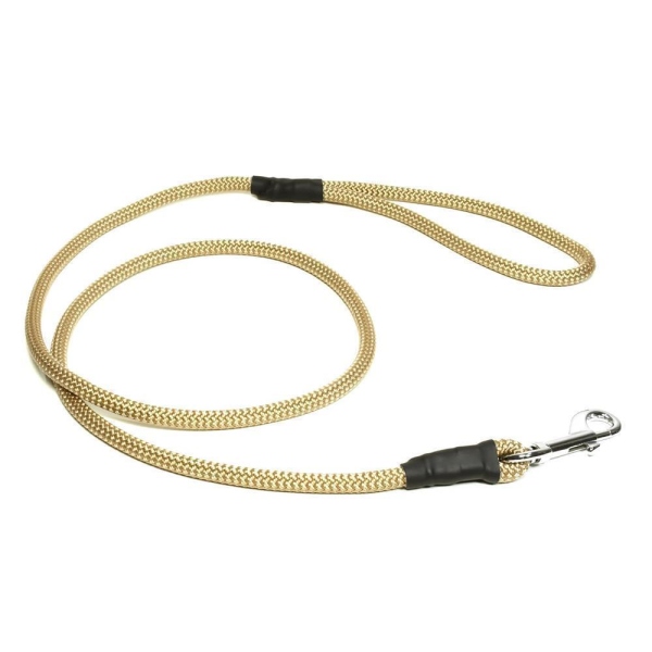 Mystique FT Leine mit Karabiner 8mm beige 130cm