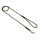 Mystique FT Leine mit Karabiner 8mm olivgrün 180cm